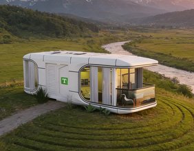 Tarzan prefab cottage interior